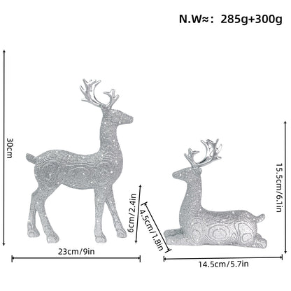 Elegant Christmas decoration in the form of reindeer Acalora
