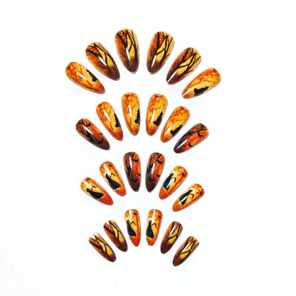 Artistic Halloween-Themed Nail Art Acalora 1788155472