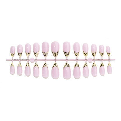 Chic Leopard Print Press-On Nails Acalora