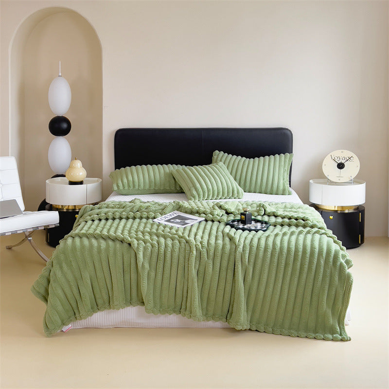 Women's Plush and Decorative Throw Blanket Karnz