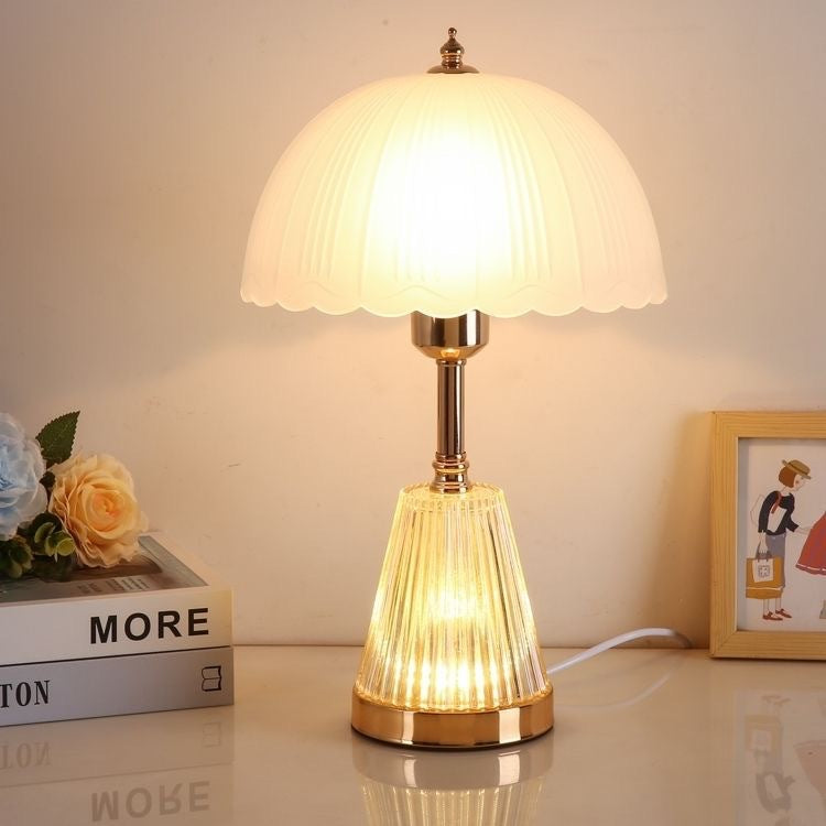 Elegant Glass Shade Table Lamp