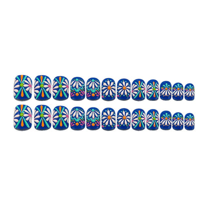Artificial nails with floral pattern Acalora