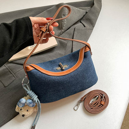 Stylish Denim Crossbody Purse Acalora
