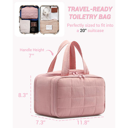 Quilted Multi-Compartment Lunch Tote Acalora