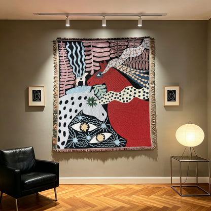 Artistic Tapestry Throw Blanket