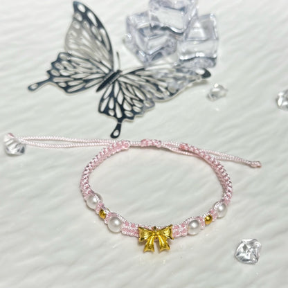 Adjustable Bow Charm Bracelet Acalora 1788856994