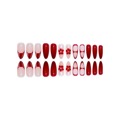Elegant Stiletto Press-On Nail Design Acalora
