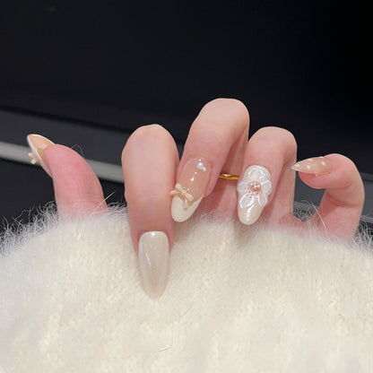 Themed Press-On Nail Art Set with Hello Kitty Designs Acalora