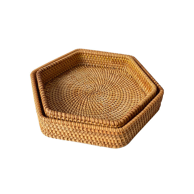 Decorative honeycomb pattern basket Acalora