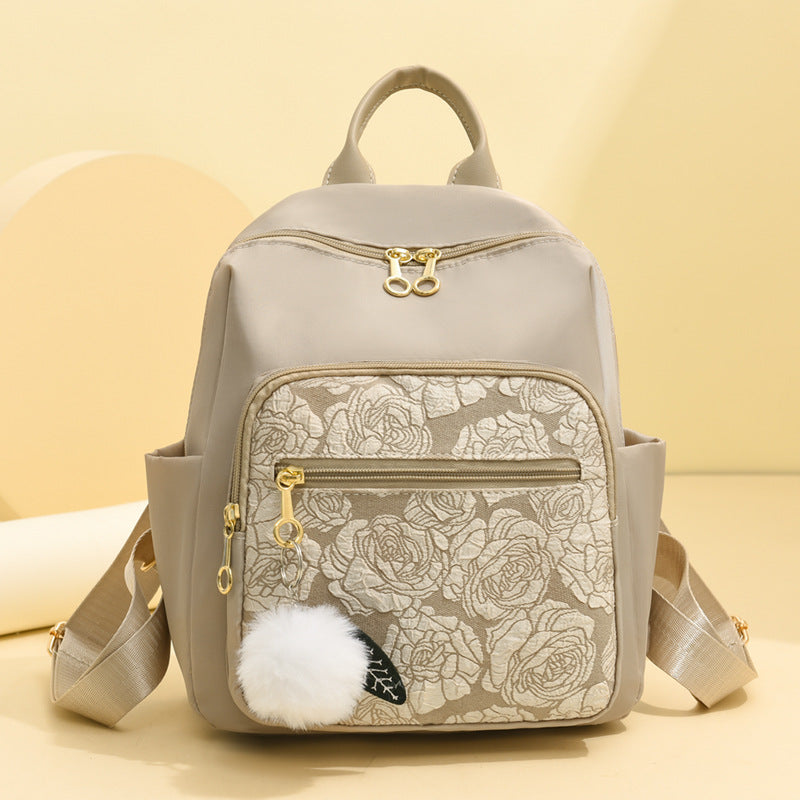 Chic Embroidered Backpack Acalora