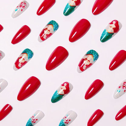 Mermaid Theme Decorative Nail Art Acalora