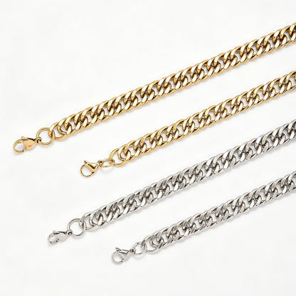 Heavyweight Curb Link Chain Bracelet Acalora