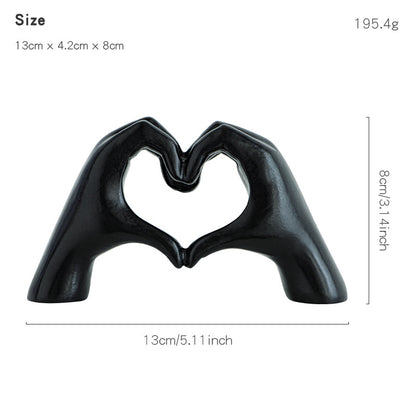 Decorative Heart-shaped Sculpture Acalora