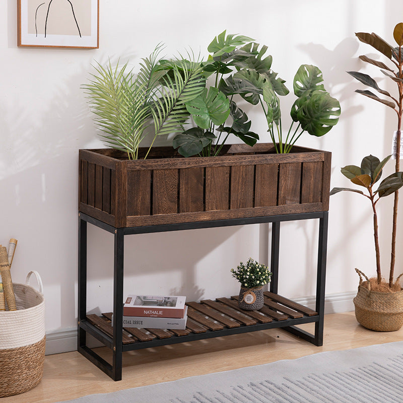Wooden Planter Stand Acalora