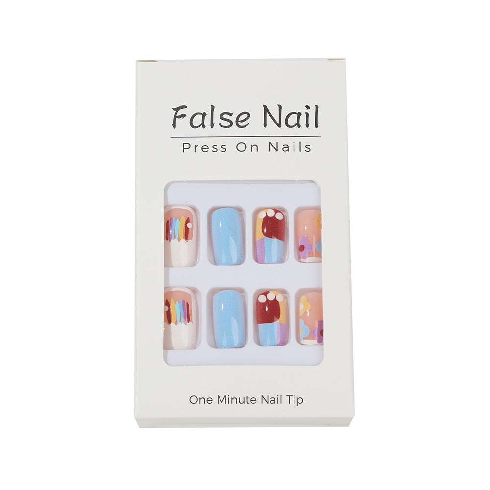 Creative Nail Art Set with Colorful Designs Acalora
