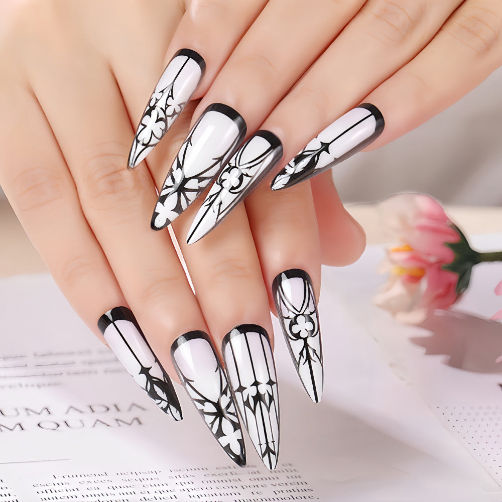 Creative nail art with floral design Acalora