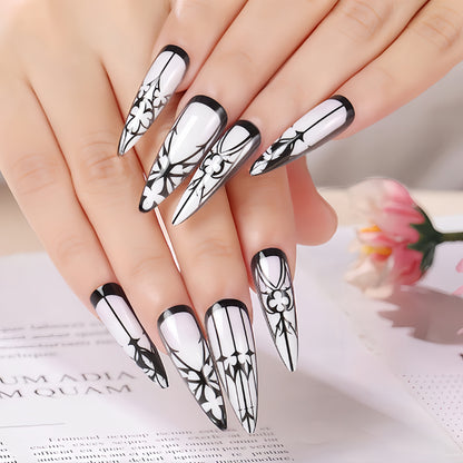 Creative nail art with floral design Acalora