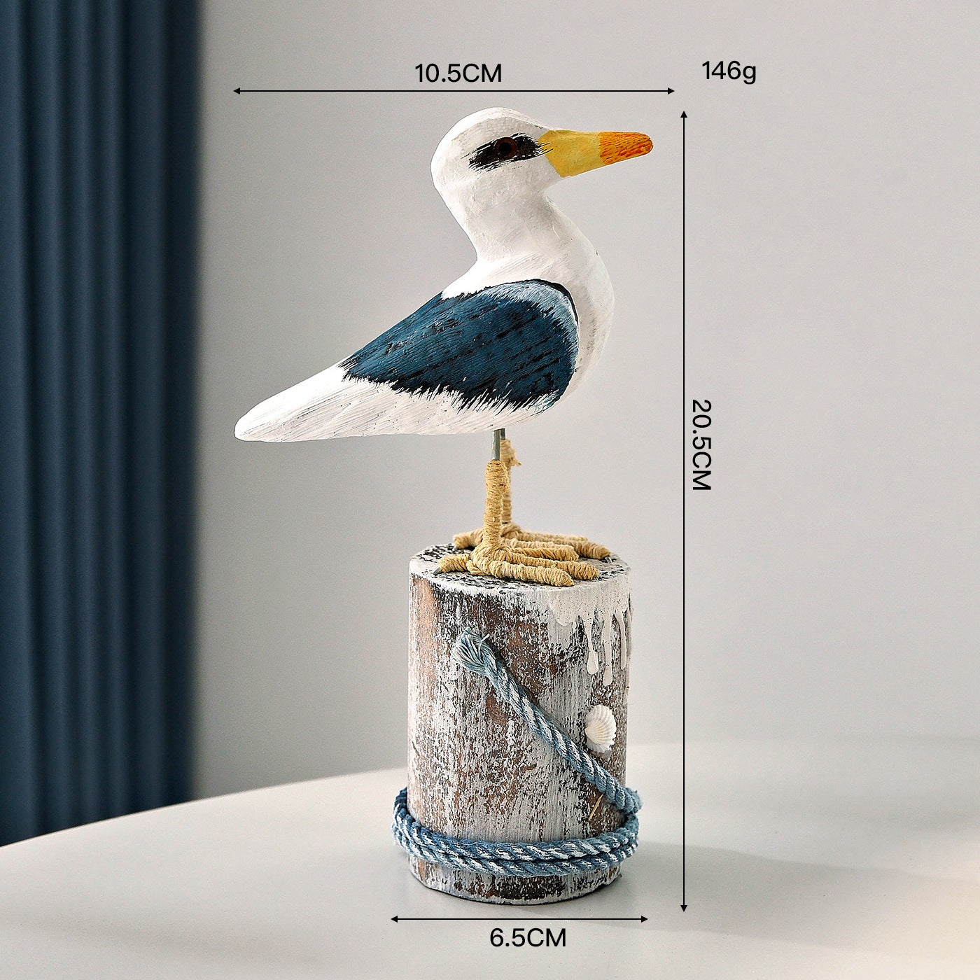 Handmade Seagull Figurine