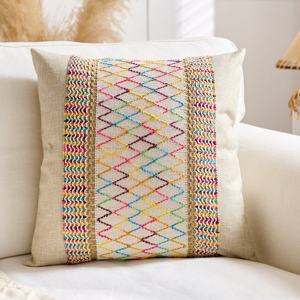 Decorative Knit Textured Throw Pillow