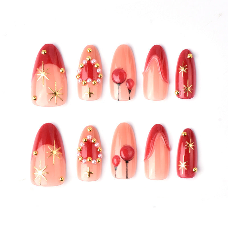 Artificial nails in classic style Acalora