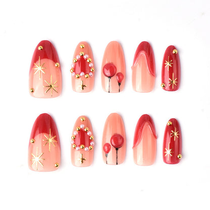 Artificial nails in classic style Acalora