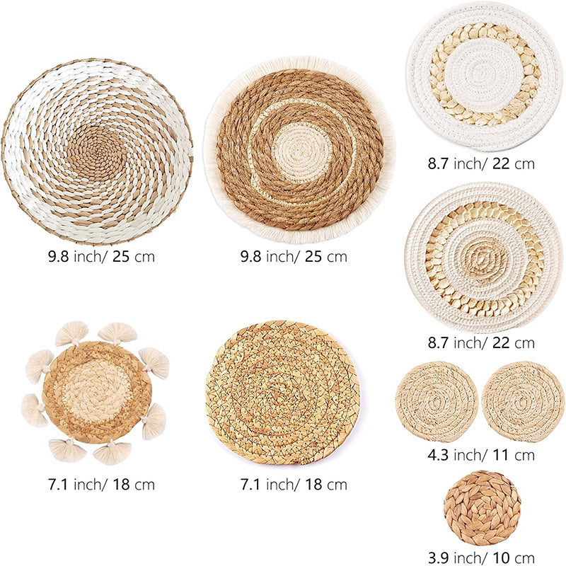 Round Tablecloth Made of Natural Materials Acalora
