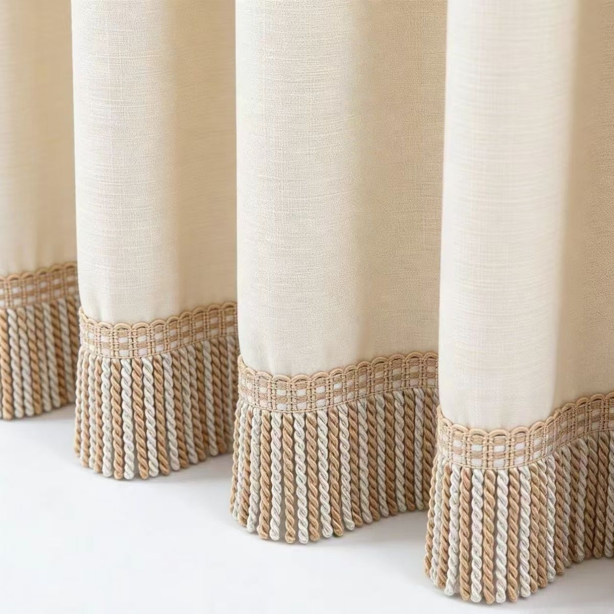 Noble curtain with fringe trim Acalora