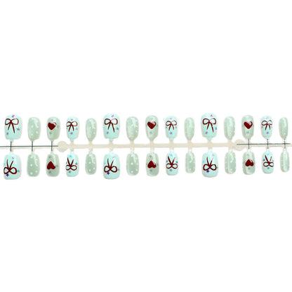 Decorative Holiday-Themed Press-On Nail Art Set Acalora