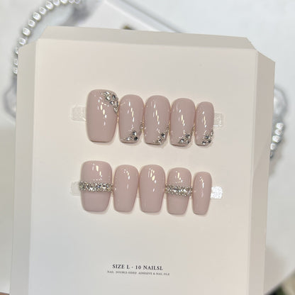 Themed Press-On Nail Art Set with Hello Kitty Designs Acalora