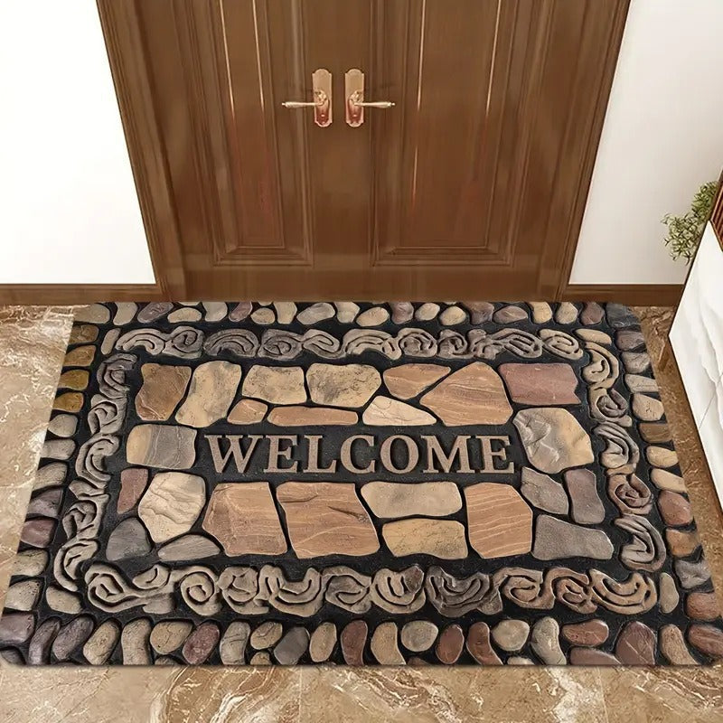 Cartoon-Themed Doormat