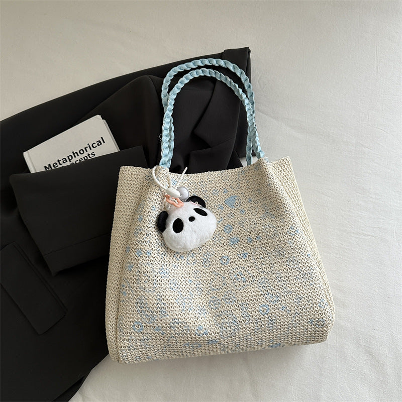 Chic Woven Tote Bag Acalora