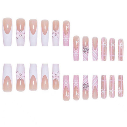 Glamorous Holiday Press-On Nail Set Acalora