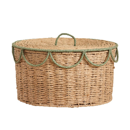 Handcrafted Vintage-Style Storage Basket Acalora