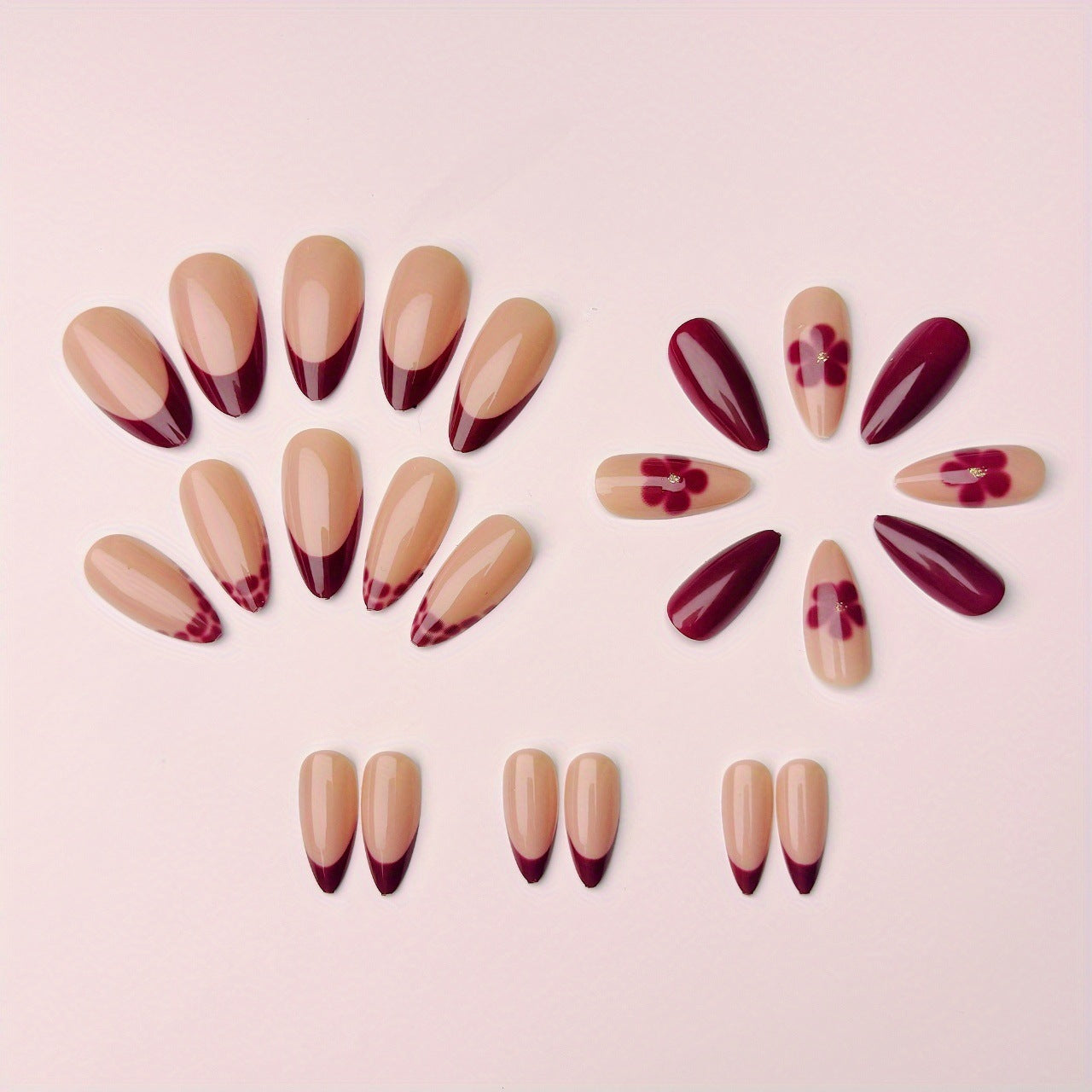 Artistic Floral Accent Nail Art Acalora