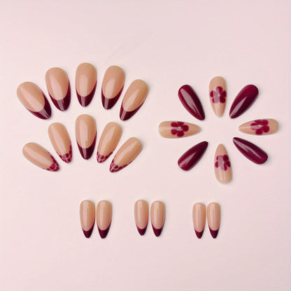 Artistic Floral Accent Nail Art Acalora