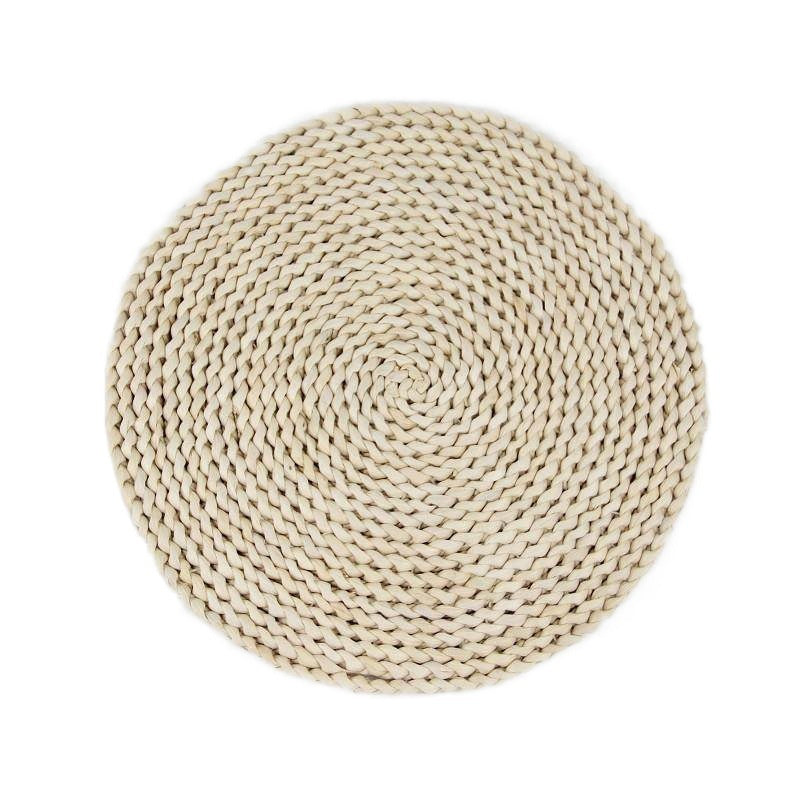 Round Coaster Made of Natural Fiber Acalora