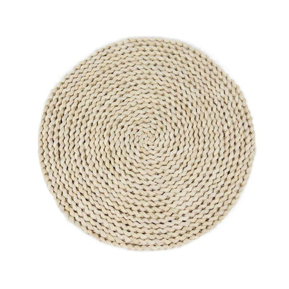 Round Coaster Made of Natural Fiber Acalora