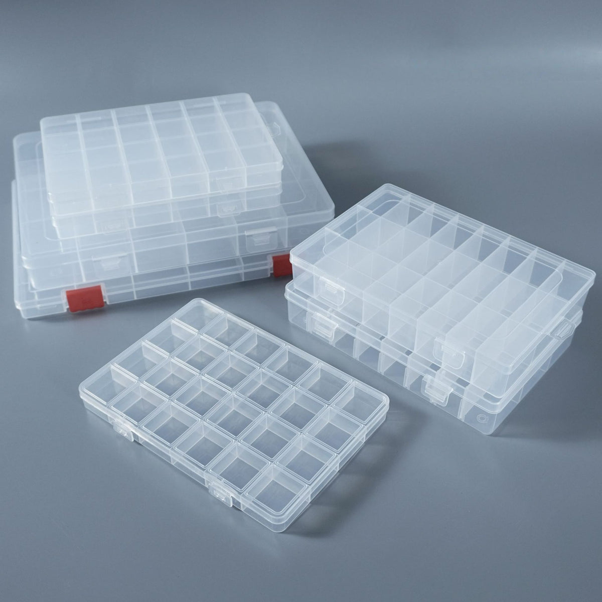 Clear Multi-Section Craft Organizer Acalora