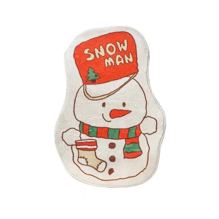 Decorative Holiday-Themed Bath Mat