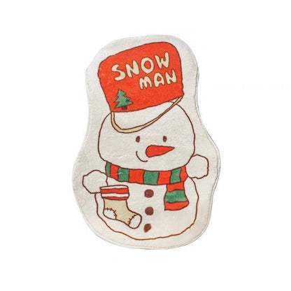 Decorative Holiday-Themed Bath Mat