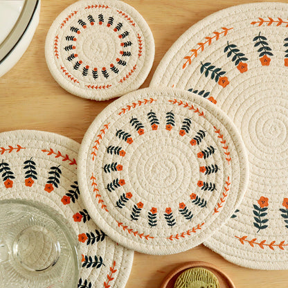 Round tablecloth with mandala pattern Acalora