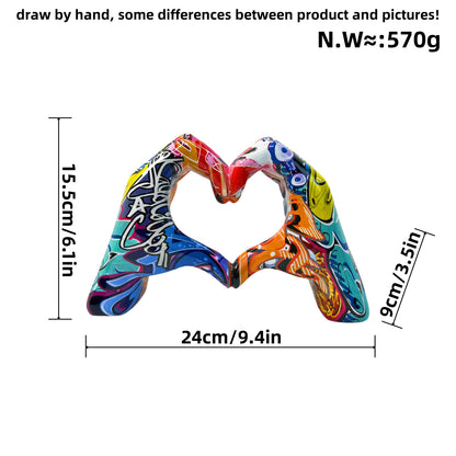Stylish hand sculptures with colorful design Acalora