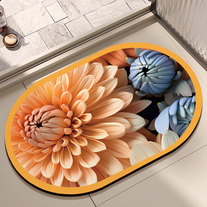 Motivational Phrase Bath Mat Acalora