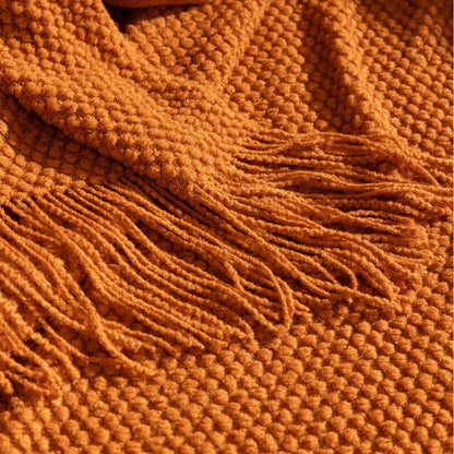 Textured Cozy Throw Blanket