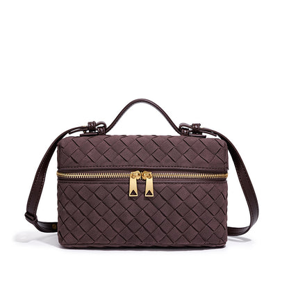Handcrafted Textured Leather Crossbody Bag Acalora
