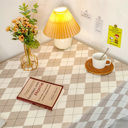 Decorative Checked Tablecloth