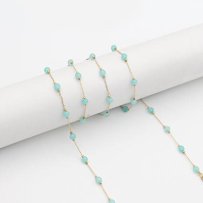 Elegant Beaded Eyewear Retainer Chain Acalora