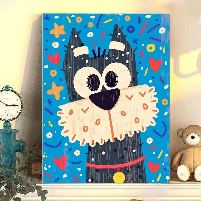 Playful Cat-Themed Canvas Wall Art