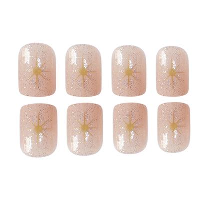 Sparkling Star Nail Art Acalora