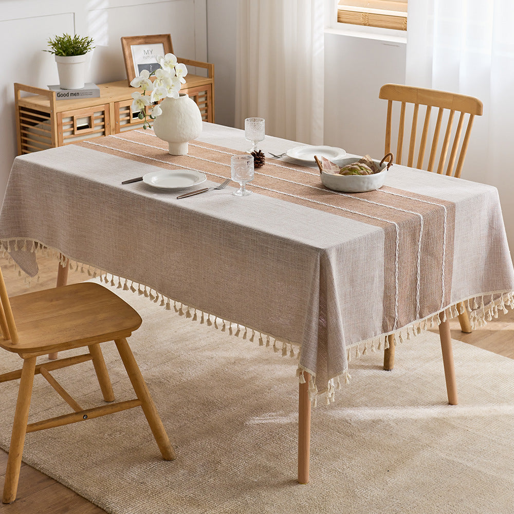 Elegant Textured Tablecloth  1788834189
